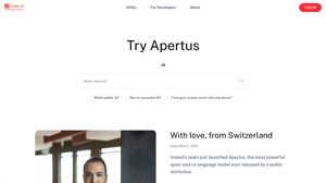 Apertus_AI_Screenshot_von_Bitnamic